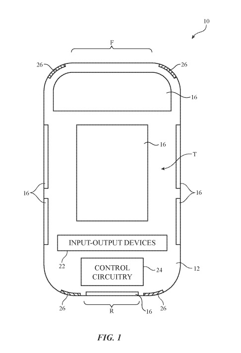 <pre>Новые патенты Apple охватывают частное освещение и изображения, проецирующие боковые зеркала