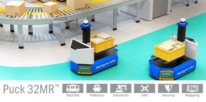 <pre>Velodyne Lidar запускает новый датчик LiDAR для промышленного транспорта и робототехники
